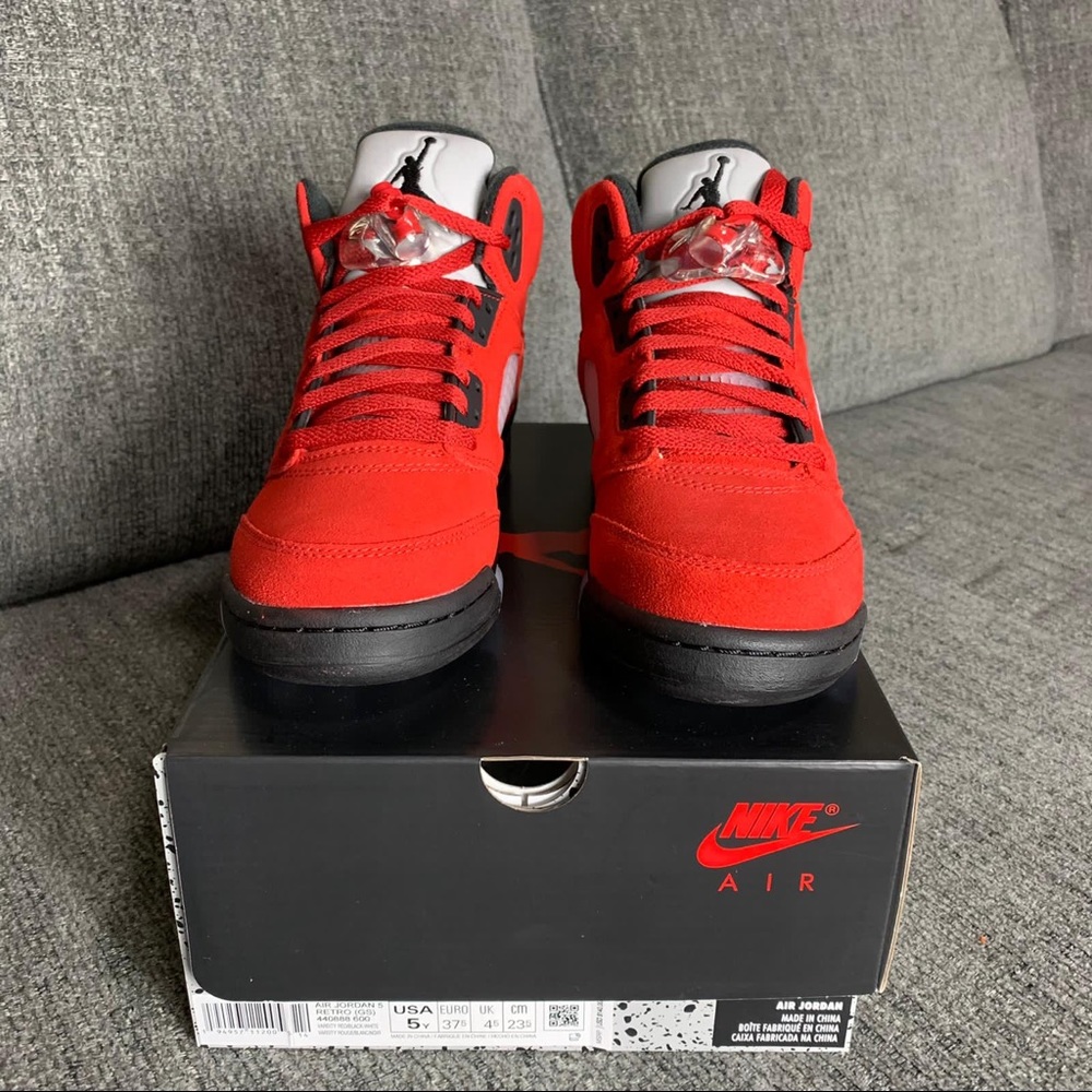 Air Jordan 5 Retro Raging Bull Red "Alternative" - Picture 3 of 12